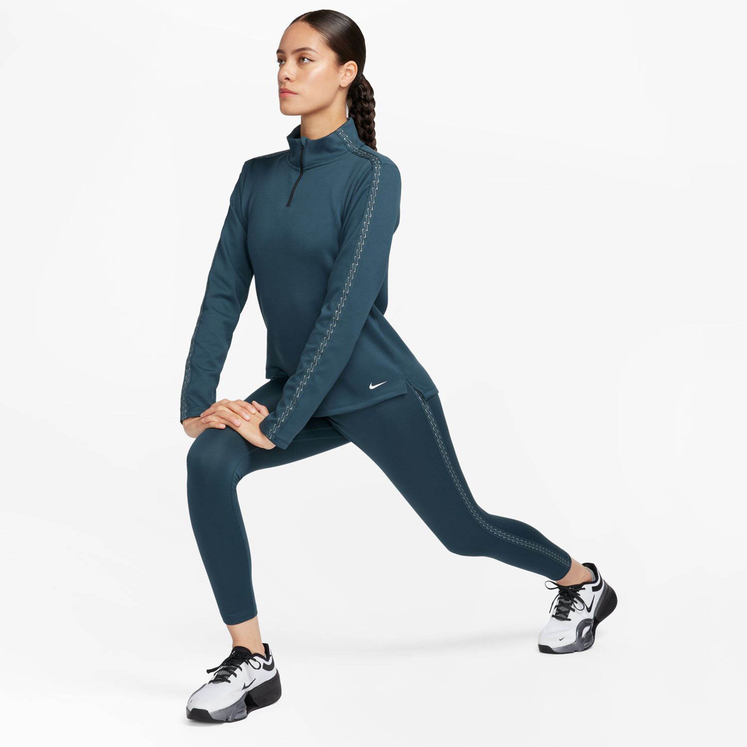 Nike women's therma ls qtr zip top hot sale
