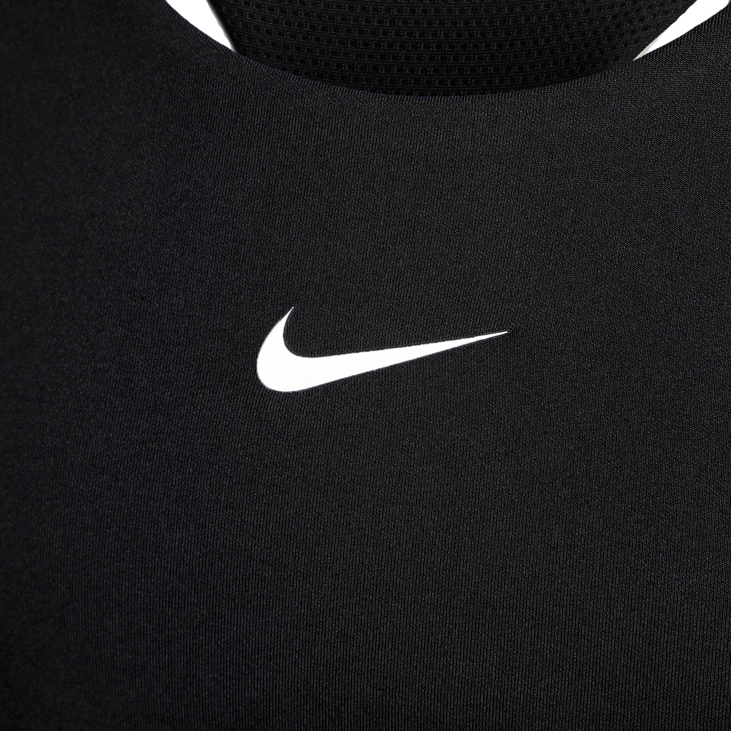 Nike white mini swoosh crop top deals
