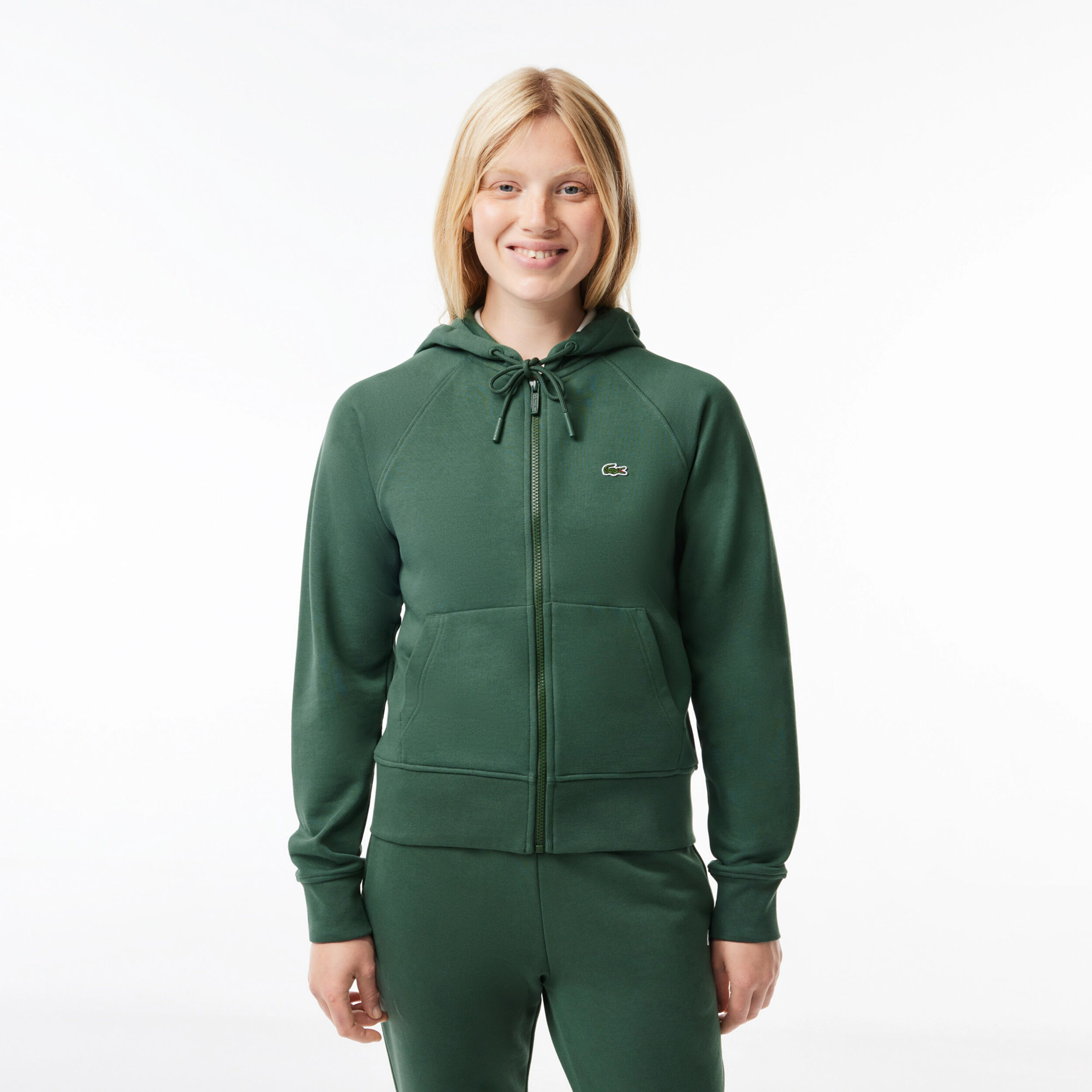 Lacoste zip hoodie sale online