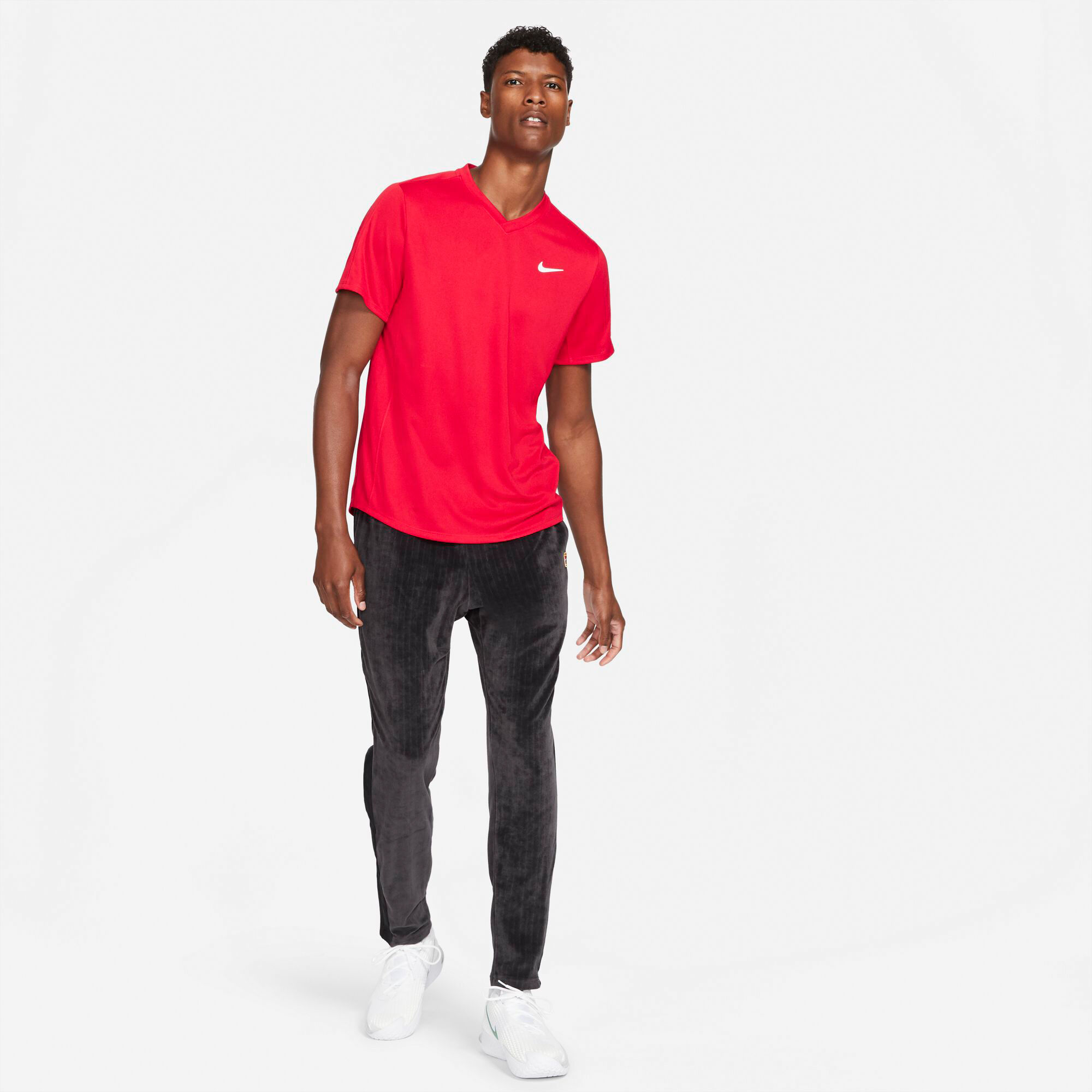 Nike dri fit red t shirt cheap