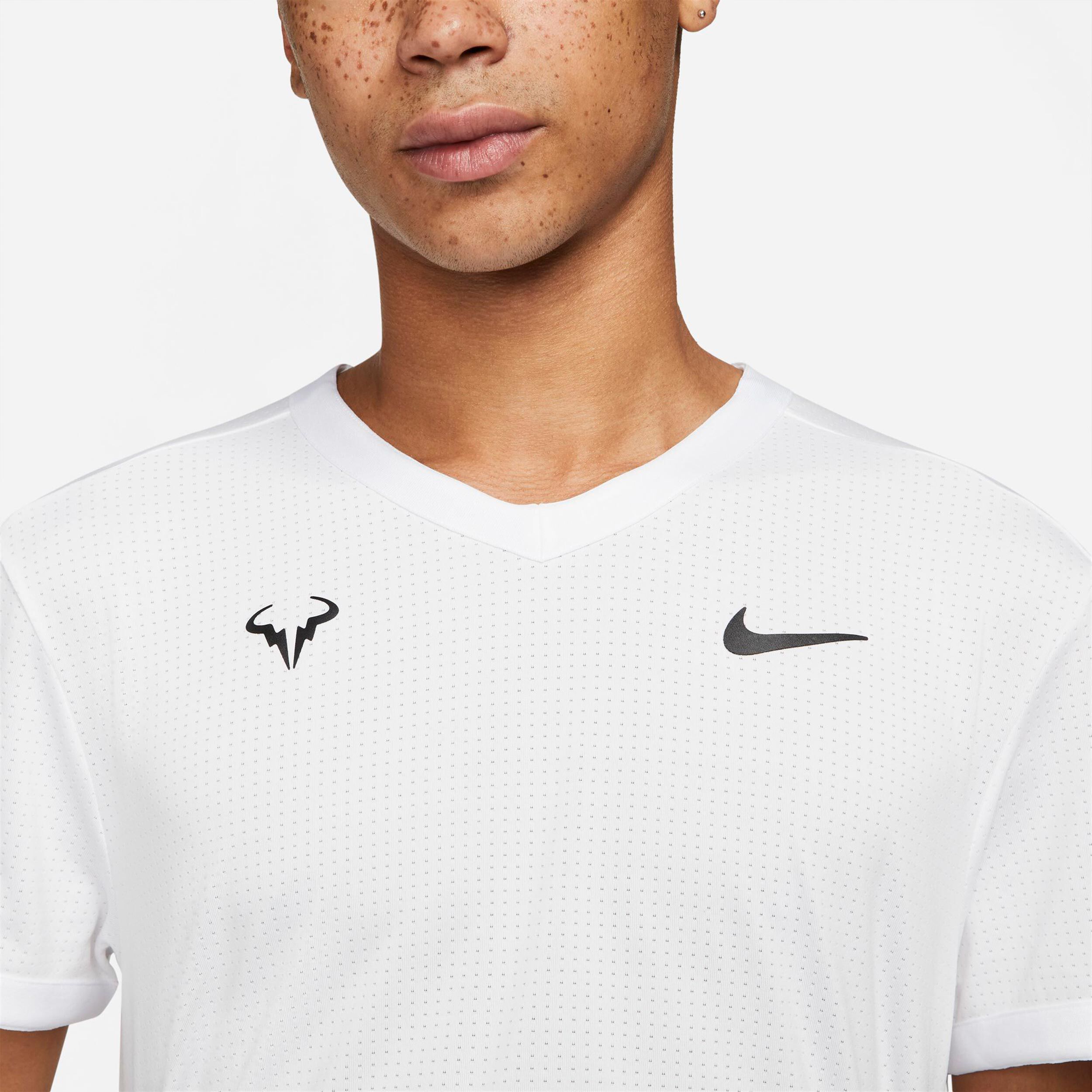 Rafael Nadal Dri Fit Advantage T Shirt Men White