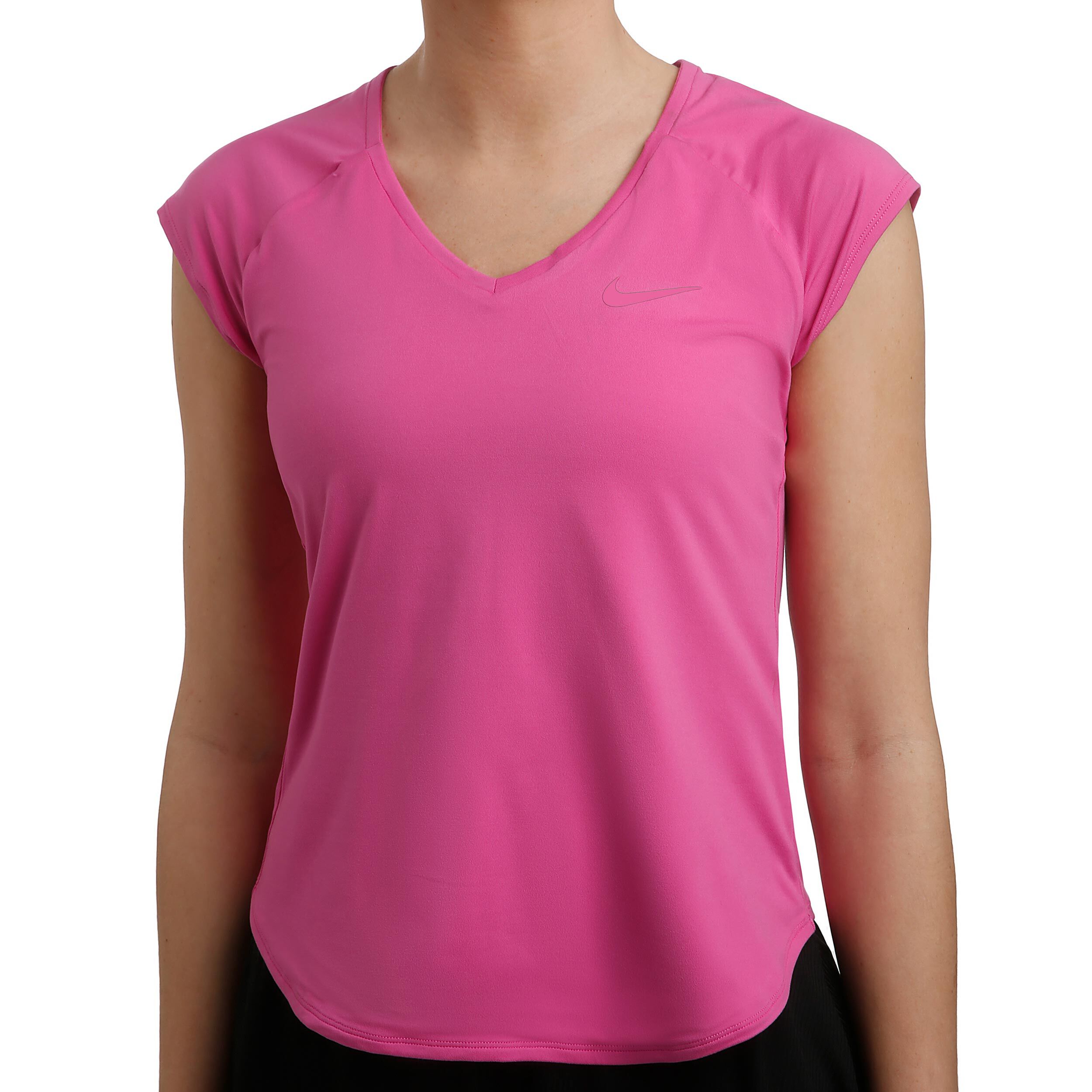 Nike women's court pure tennis top clearance
