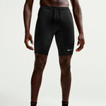 Nike Running tights Nike Stride Half  Running tights Men - black, silver