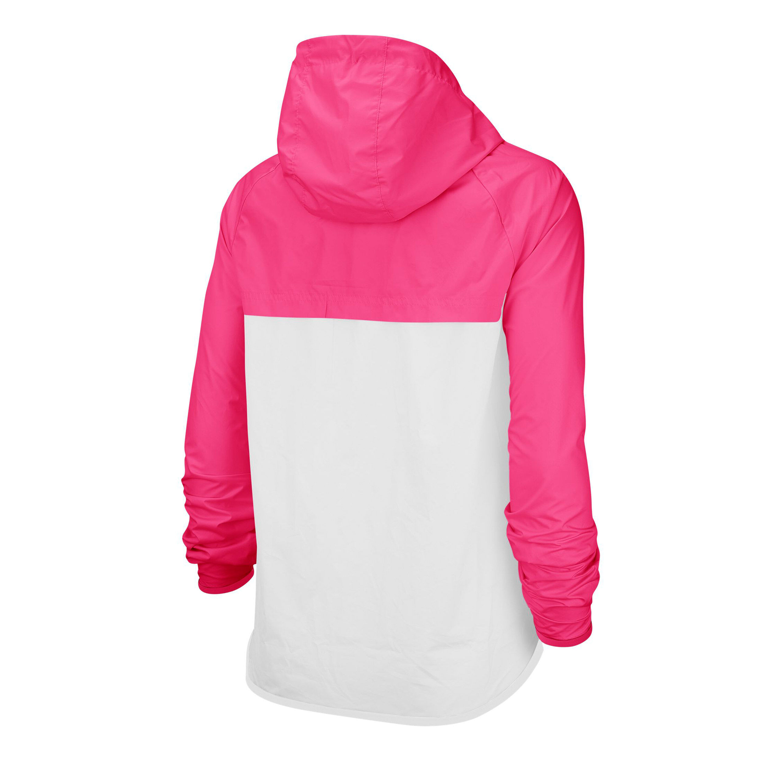 Pink and white nike windbreaker jacket new arrivals