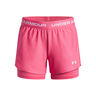 Tech Play Up 2in1 Shorts Girls-Pink,White