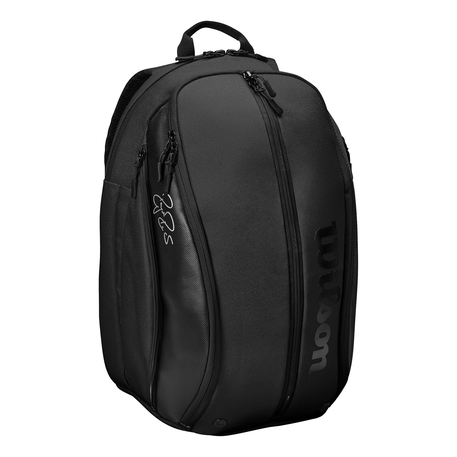 Federer DNA Backpack Black Schwarz Gl nzend