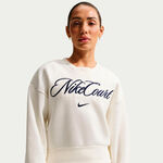 Nike Sweatshirt Nike Court Fleece Crew Sweatshirt Women-cream, dark blue