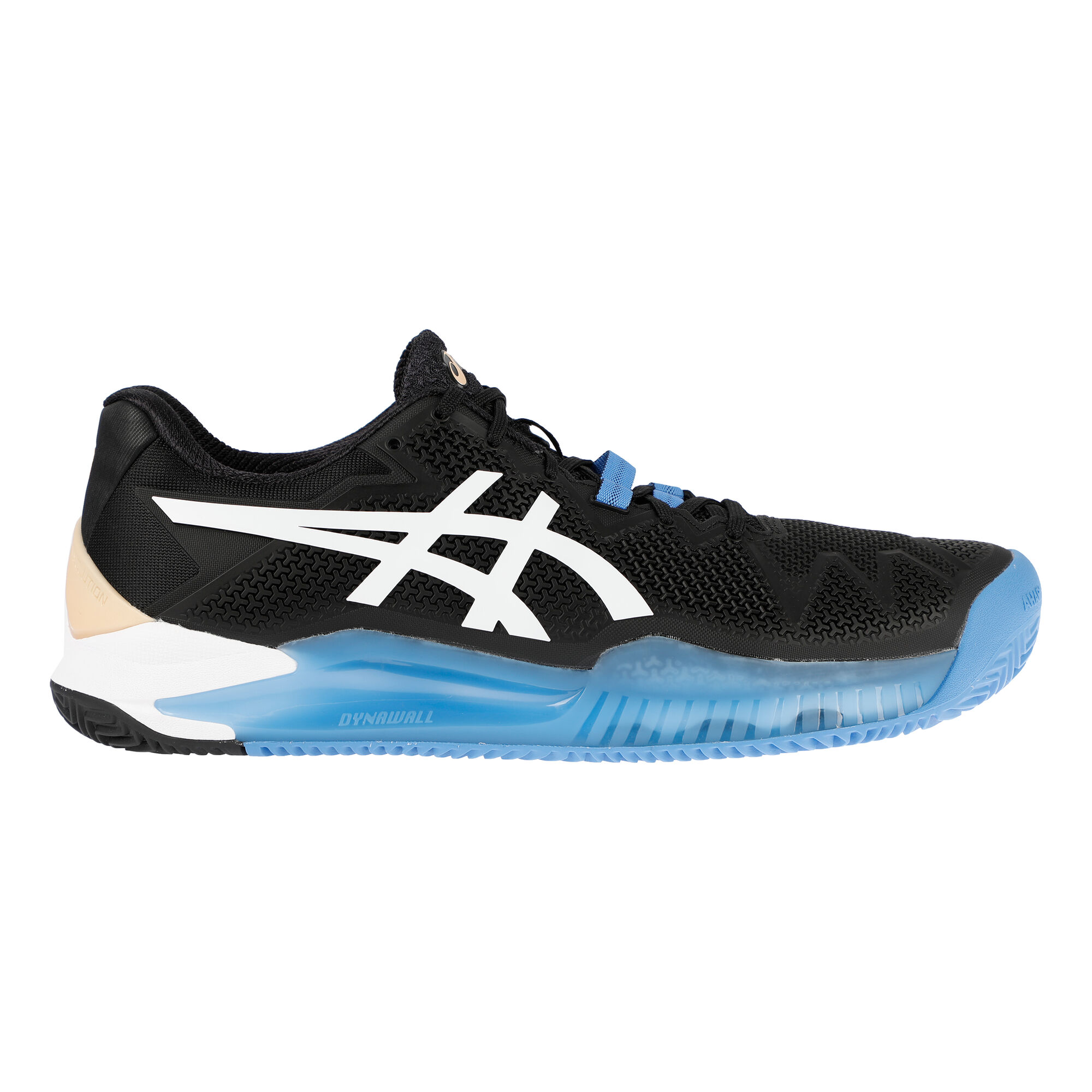 Buy ASICS Gel Resolution 8 Clay Court Shoe Men Black Blue online