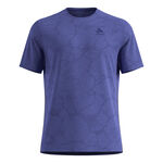 Odlo Clothing Odlo Zeroweight Engineered Chill-Tec Running Shirt Men-Blue