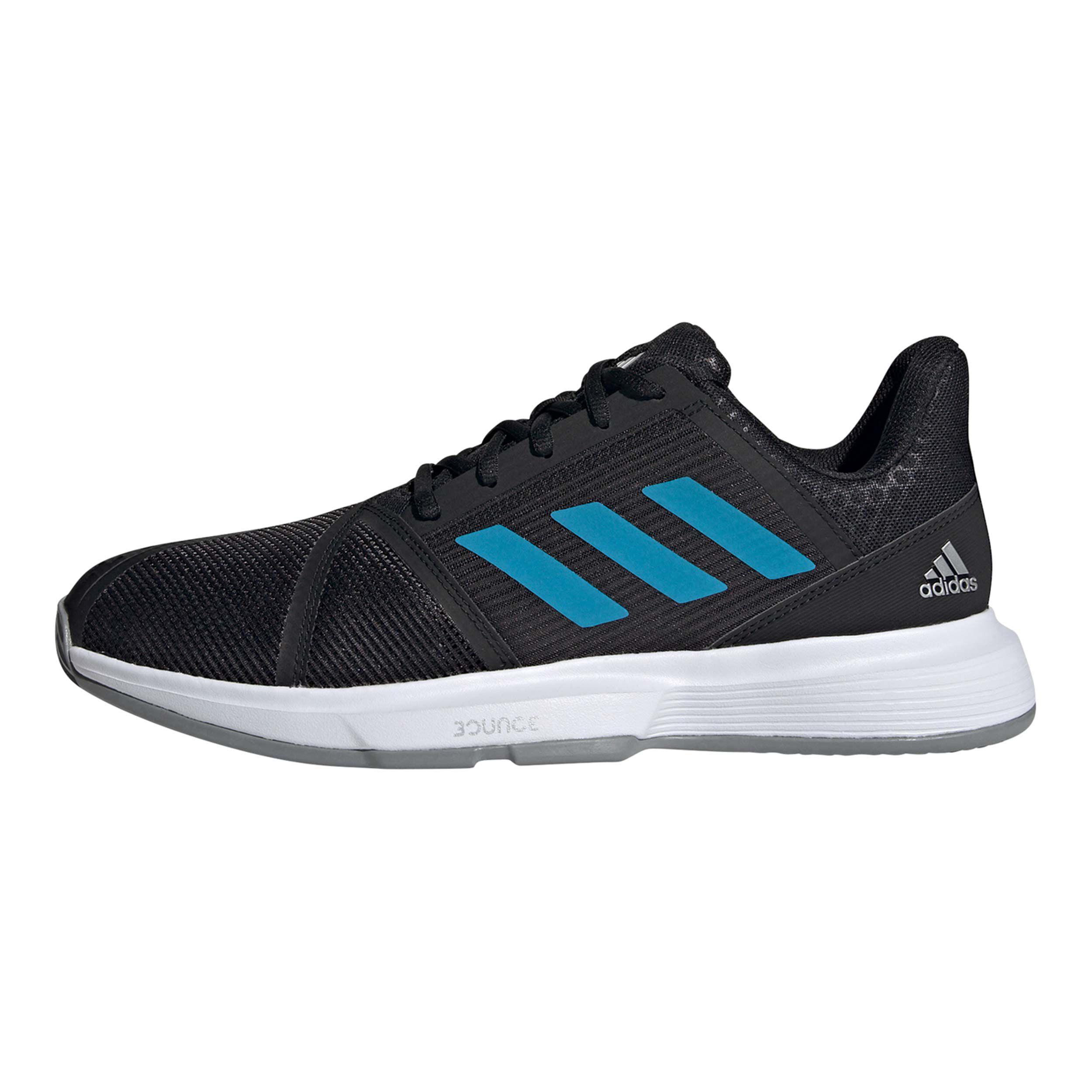 Buy adidas CourtJam Bounce All Court Shoe Men Black Turquoise online Tennis Point UK
