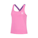Quiet Please Tennis apparel Quiet Please Serve & Volley 2.0 Tank top Girls - pink, white