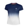 Crew Gradiant T-Shirt Girls-Dark Blue,White