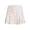 Long Grid Smocked Skirt