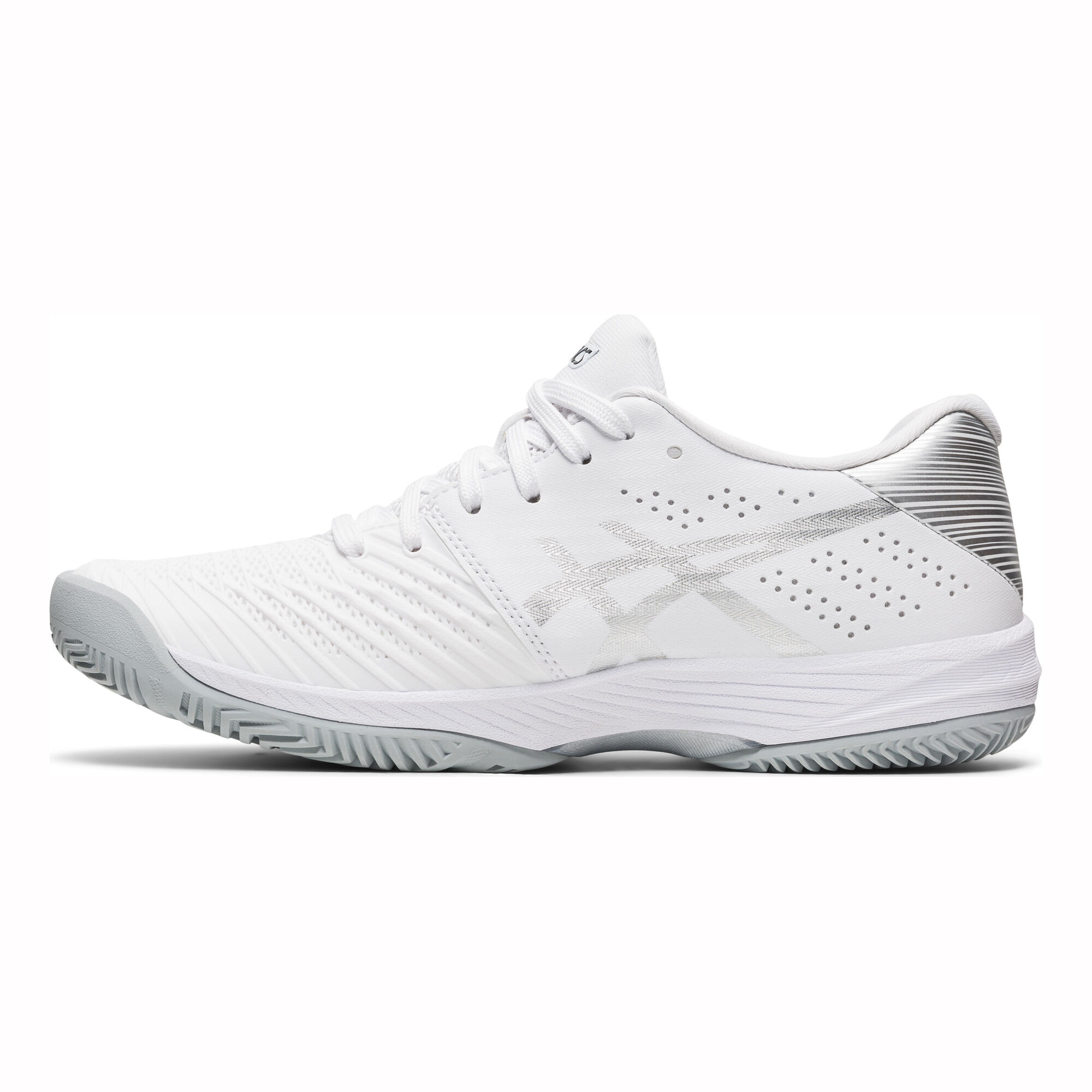 ASICS Solution Swift FF 10 , White/Pure Silver (Women's)