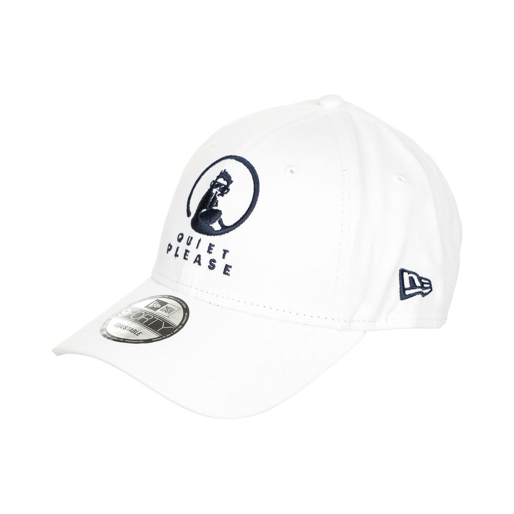 Quiet Please New Era Core 9Forty Cap Unisex white Quiet Please New Era Core 9Forty Cap Unisex white