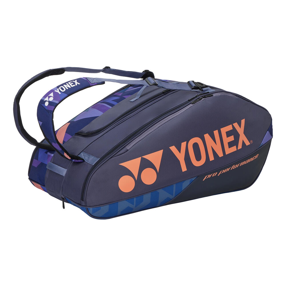 Yonex Pro Racquet Bag Racket 12 Pack-Dark Blue,Orange dark blue Yonex Pro Racquet Bag Racket 12 Pack-Dark Blue,Orange dark blue