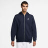 Club Bb Full-Zip Zip Hoodie Men - dark blue, 
