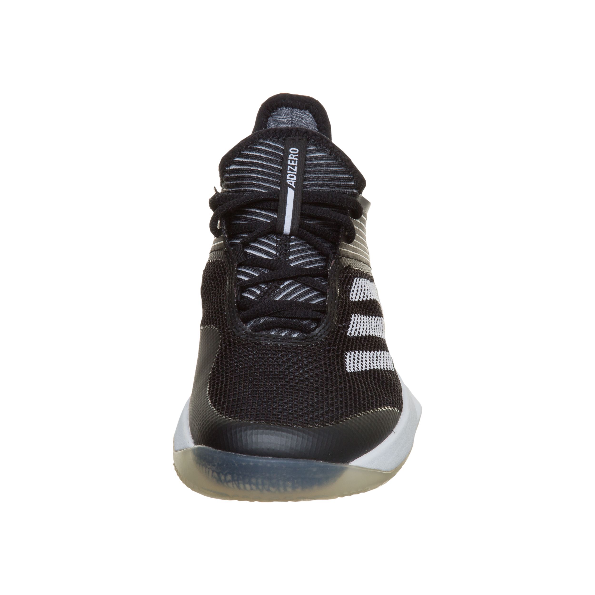Adidas women's adizero ubersonic 3.0 clay tennis shoes black and white hot sale