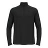 Essential 1/2 Zip Running shirt Men-black