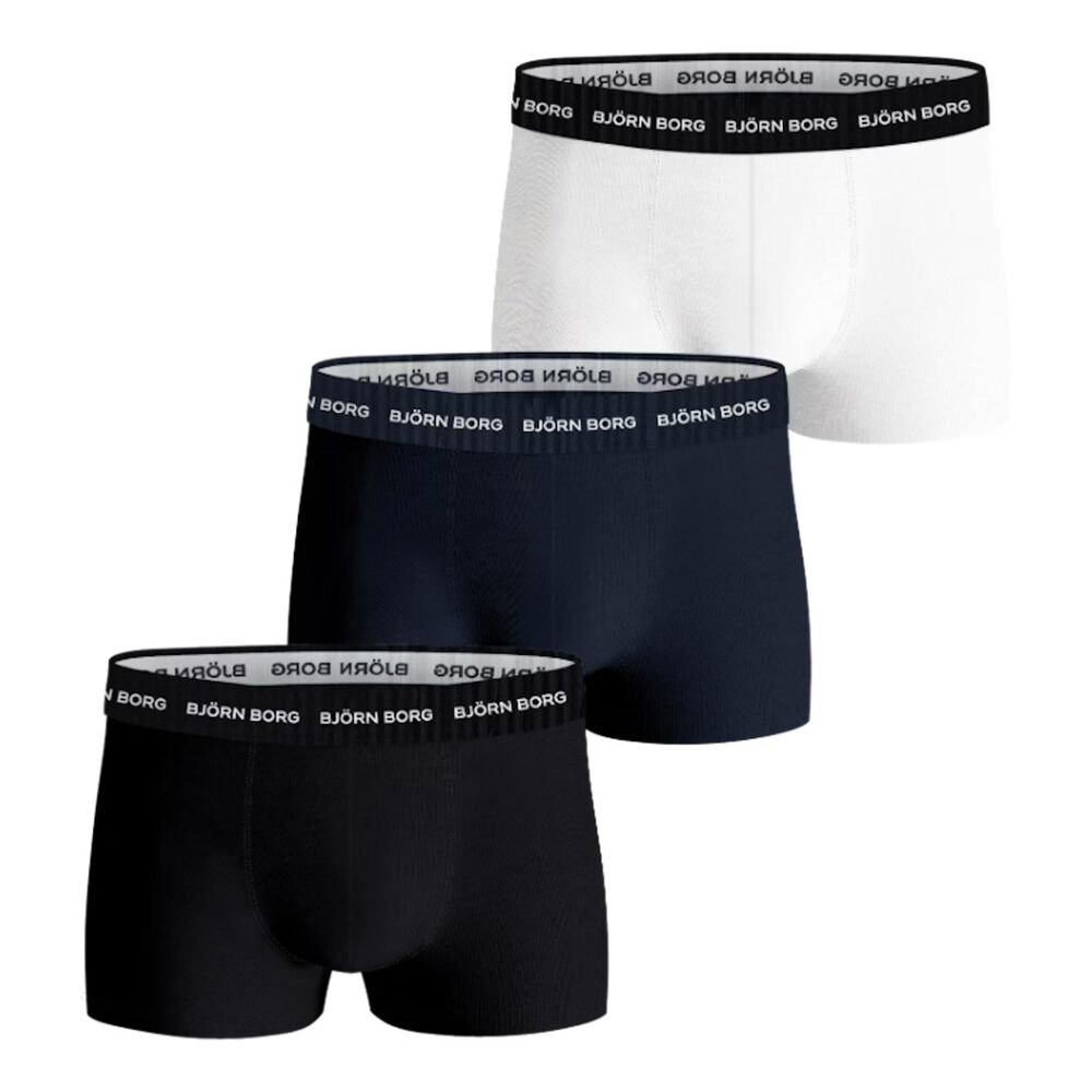 Björn Borg Cotton Stretch Trunk 3P Boxer Shorts Men multicoloured