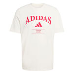 adidas Tennis apparel adidas Heritage Graphic Tee T-Shirt - white, red