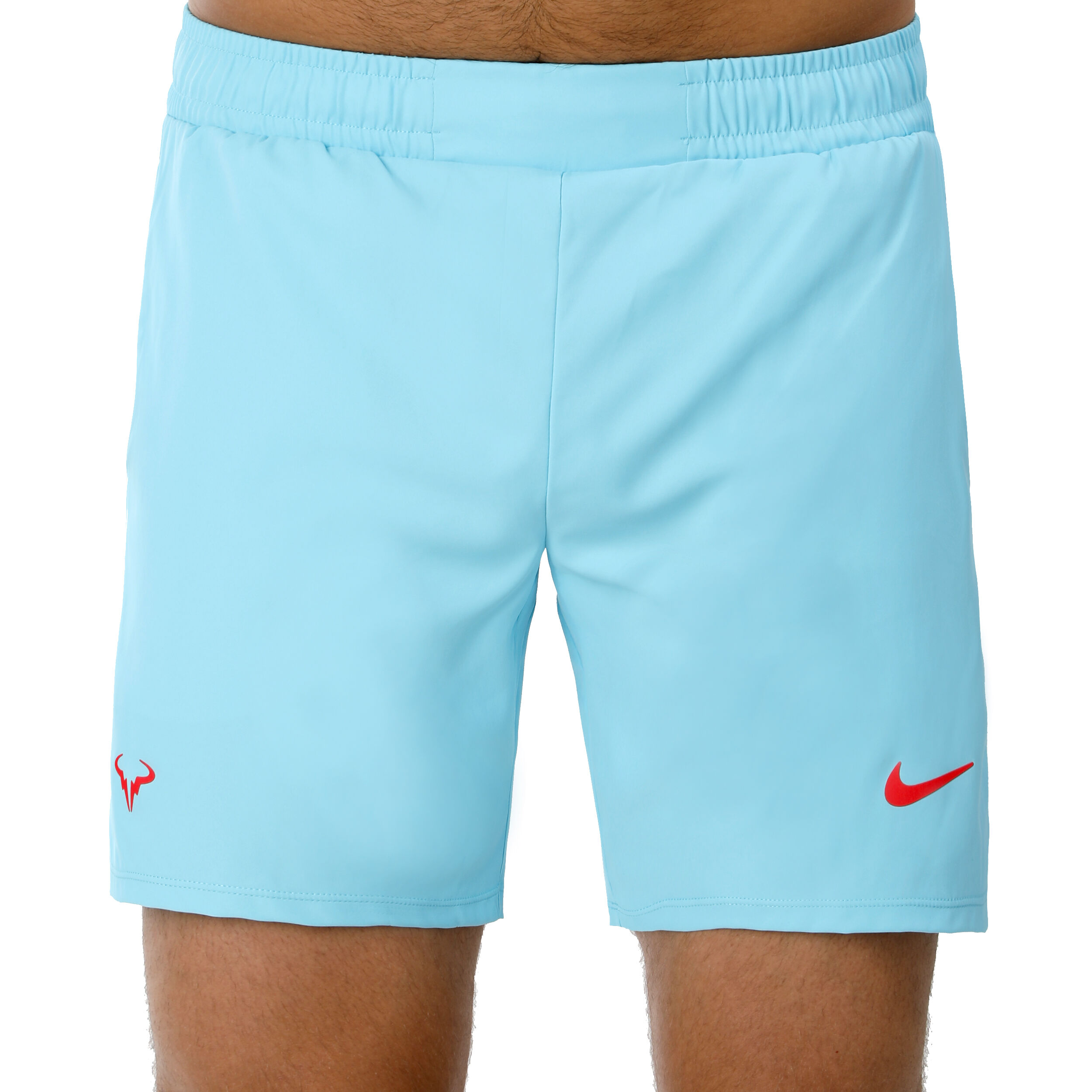 Rafael Nadal Court Dri Fit Shorts Men Light Blue Neon Red