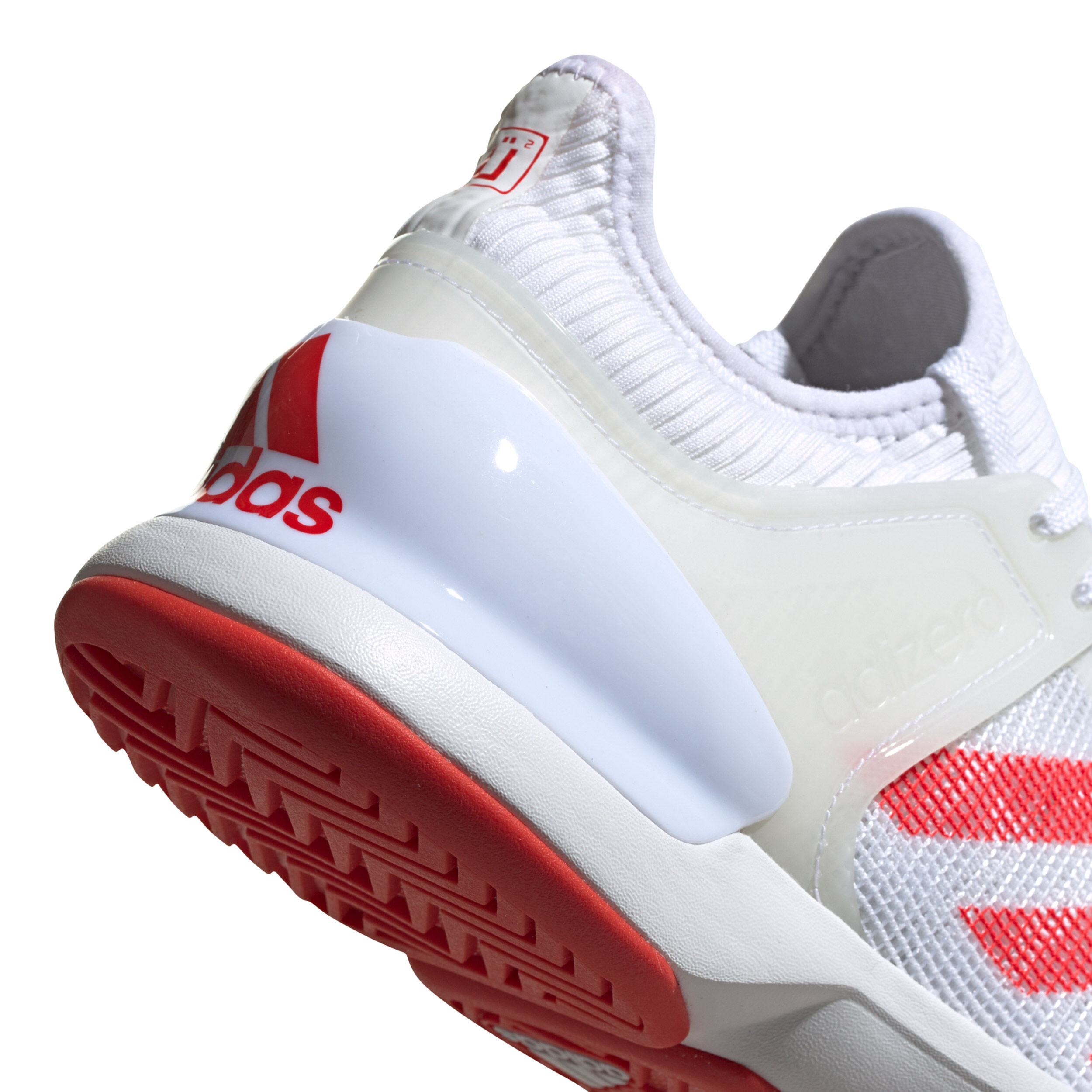 Men's adizero ubersonic 2 tennis best sale shoes white and active red