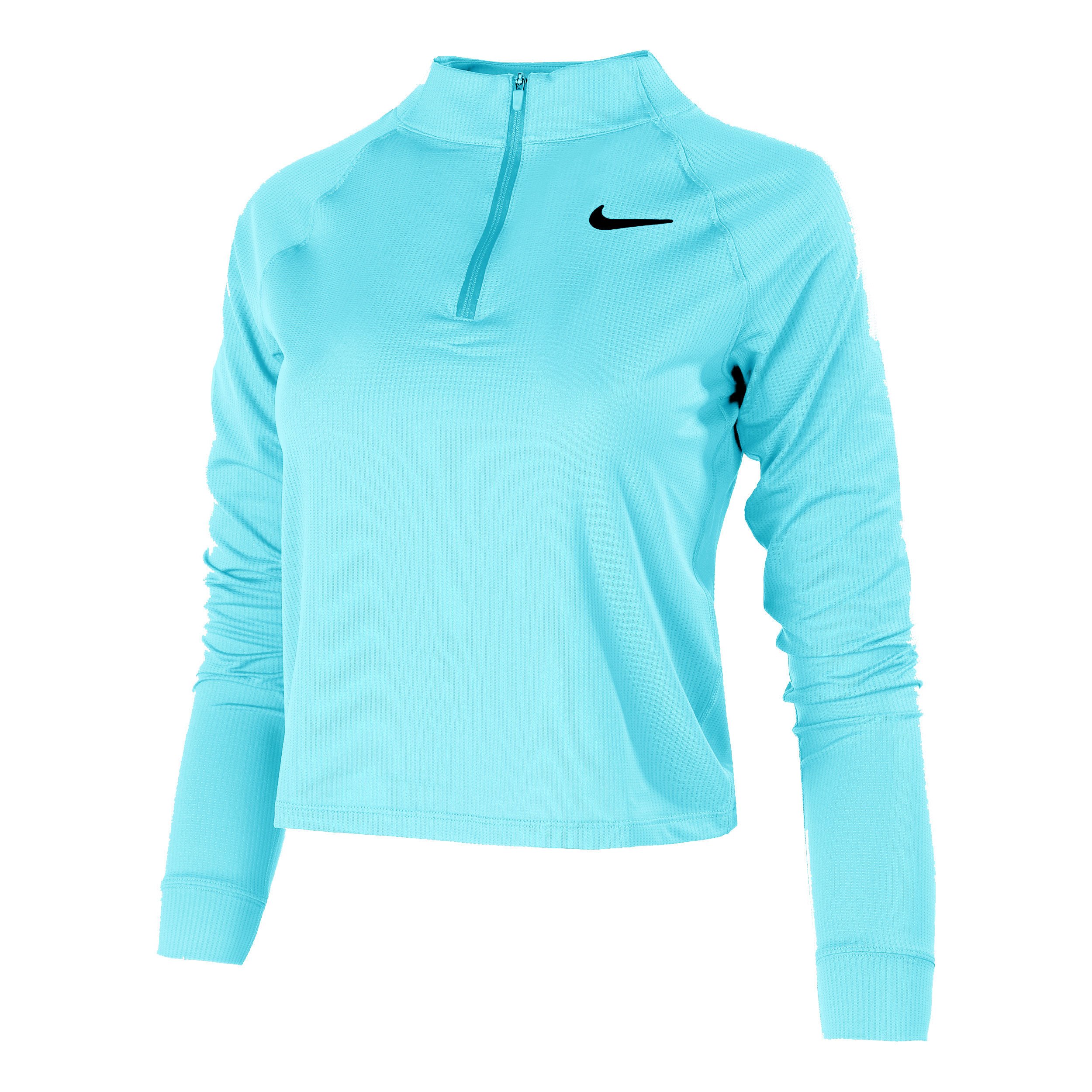 Nike women's half zip blue 2025