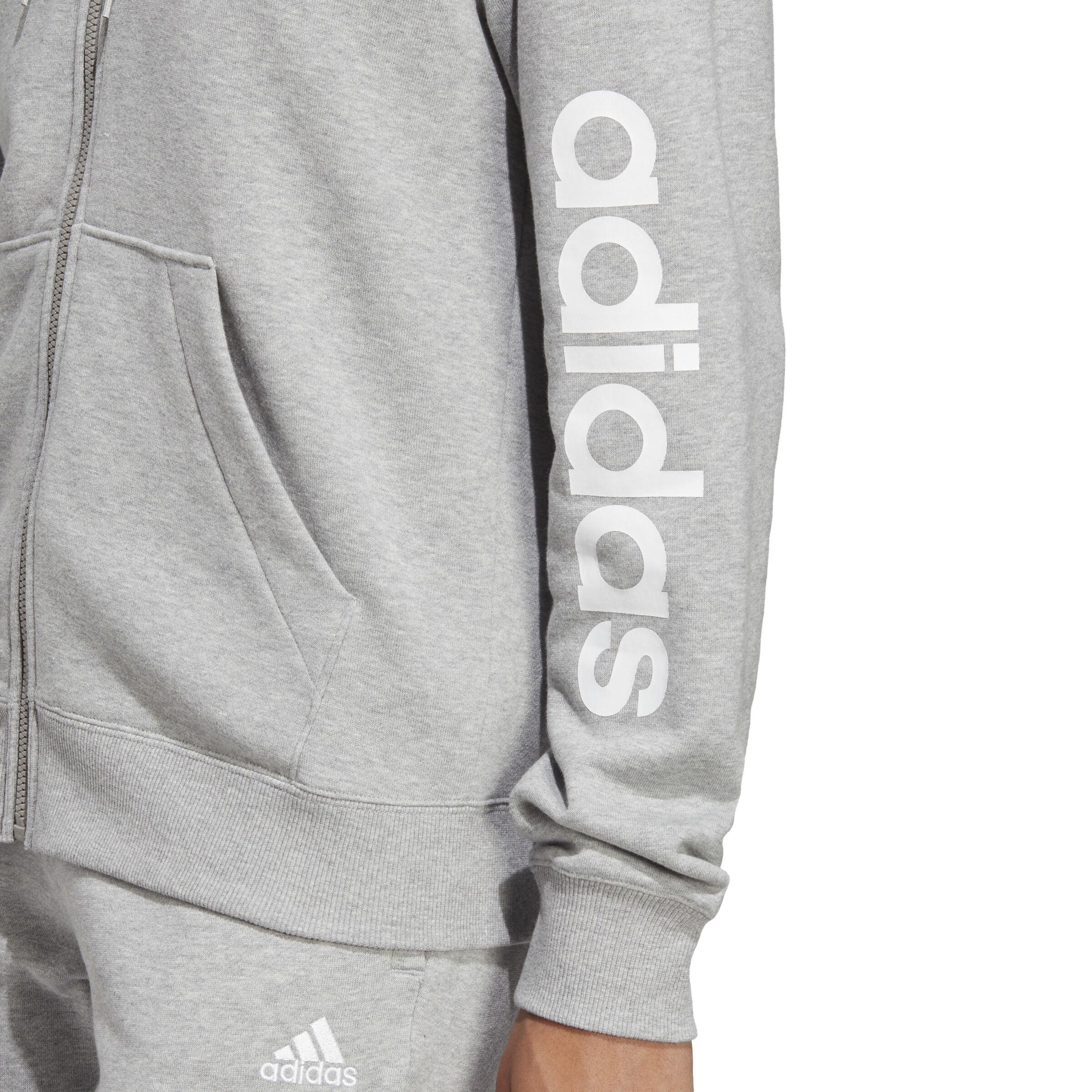 Essentials linear 2025 full zip hoodie