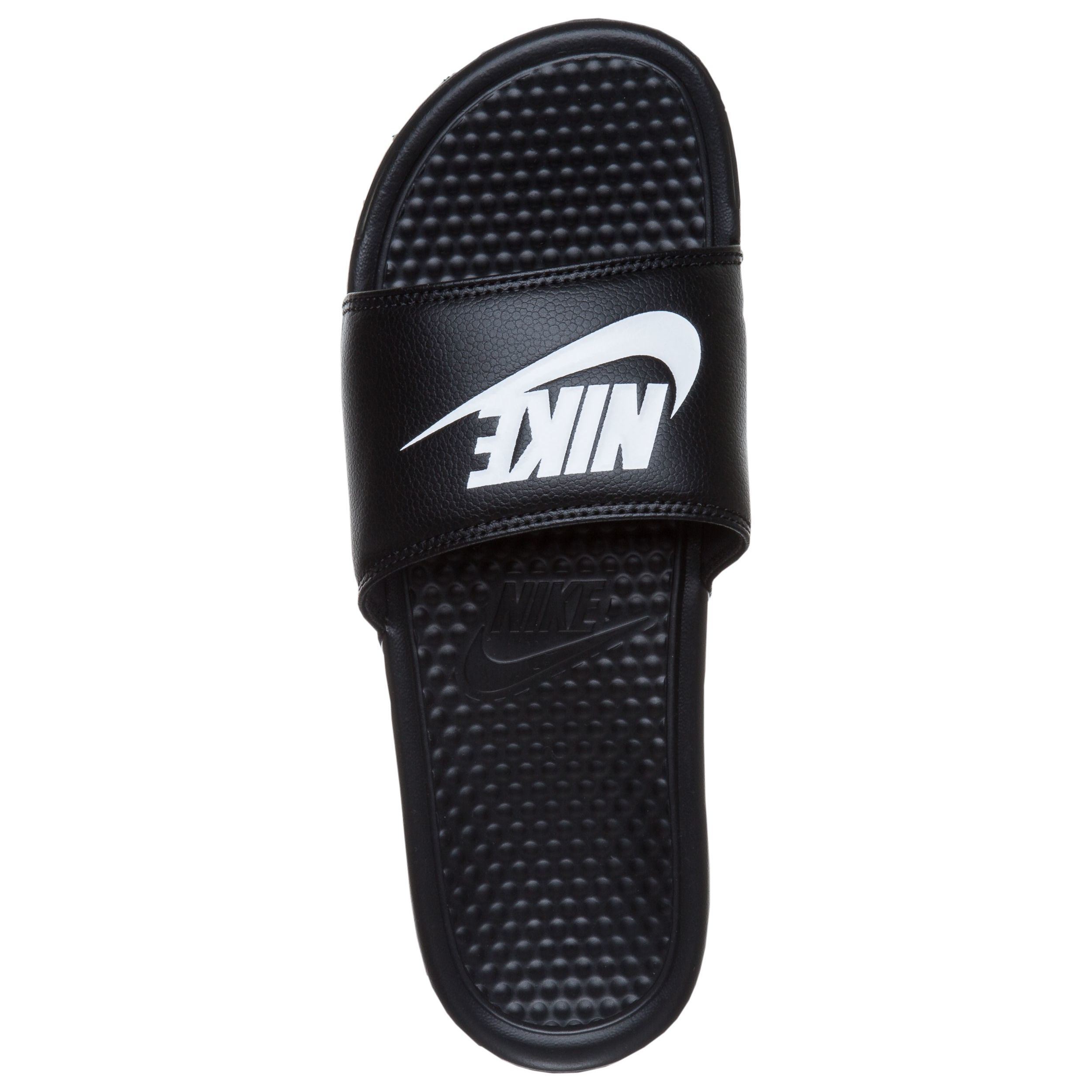Benassi Just Do It Slippers Men Black White