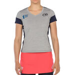 Bullpadel Clothing Bullpadel Rollaz T-Shirt Women-Grey,Black