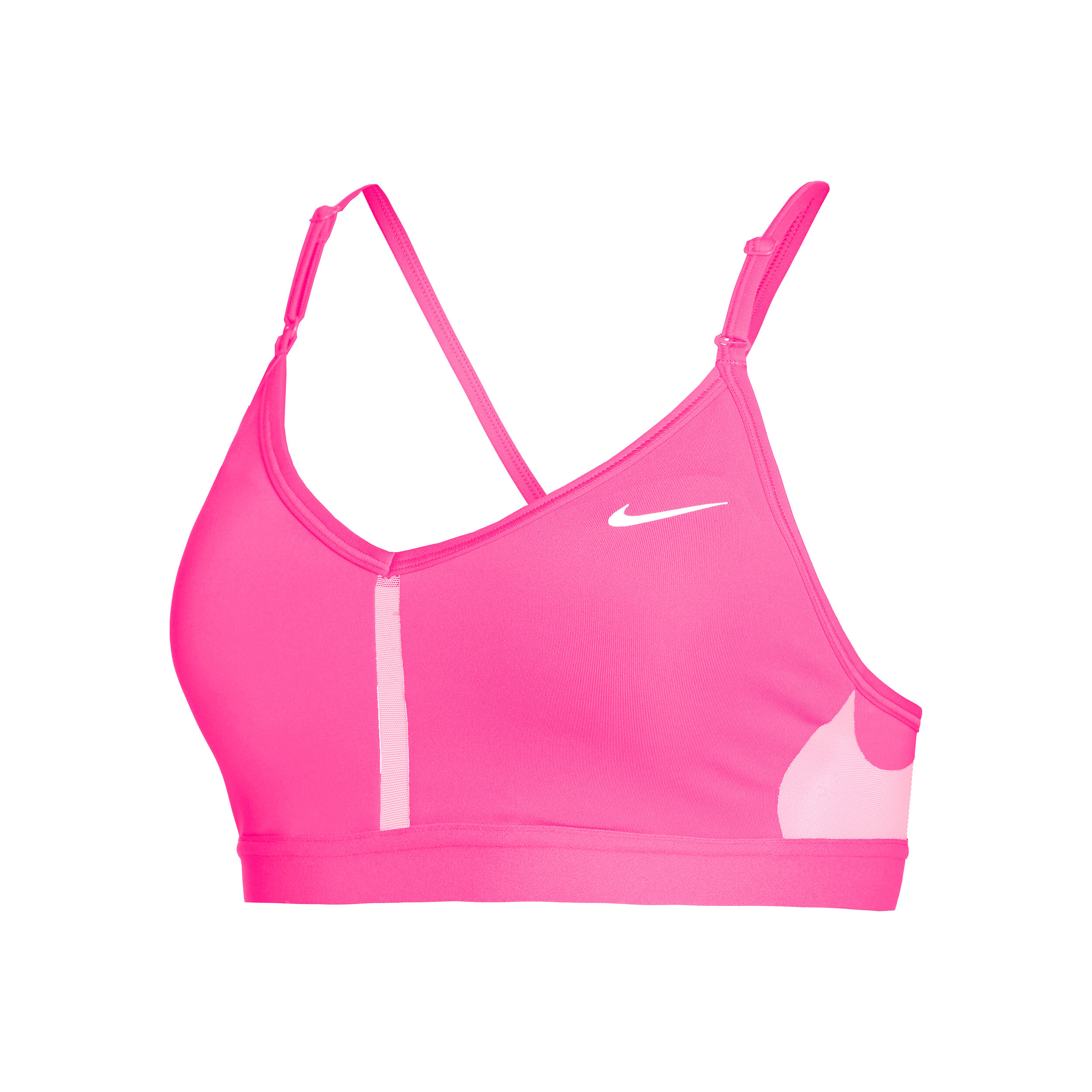 Pink nike sports bra hotsell