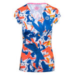 BIDI BADU Clothing BIDI BADU Bella 2.0 Tech V-Neck T-Shirt Women-Dark Blue,Multicoloured