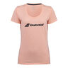Exercise T-Shirt Women-Apricot