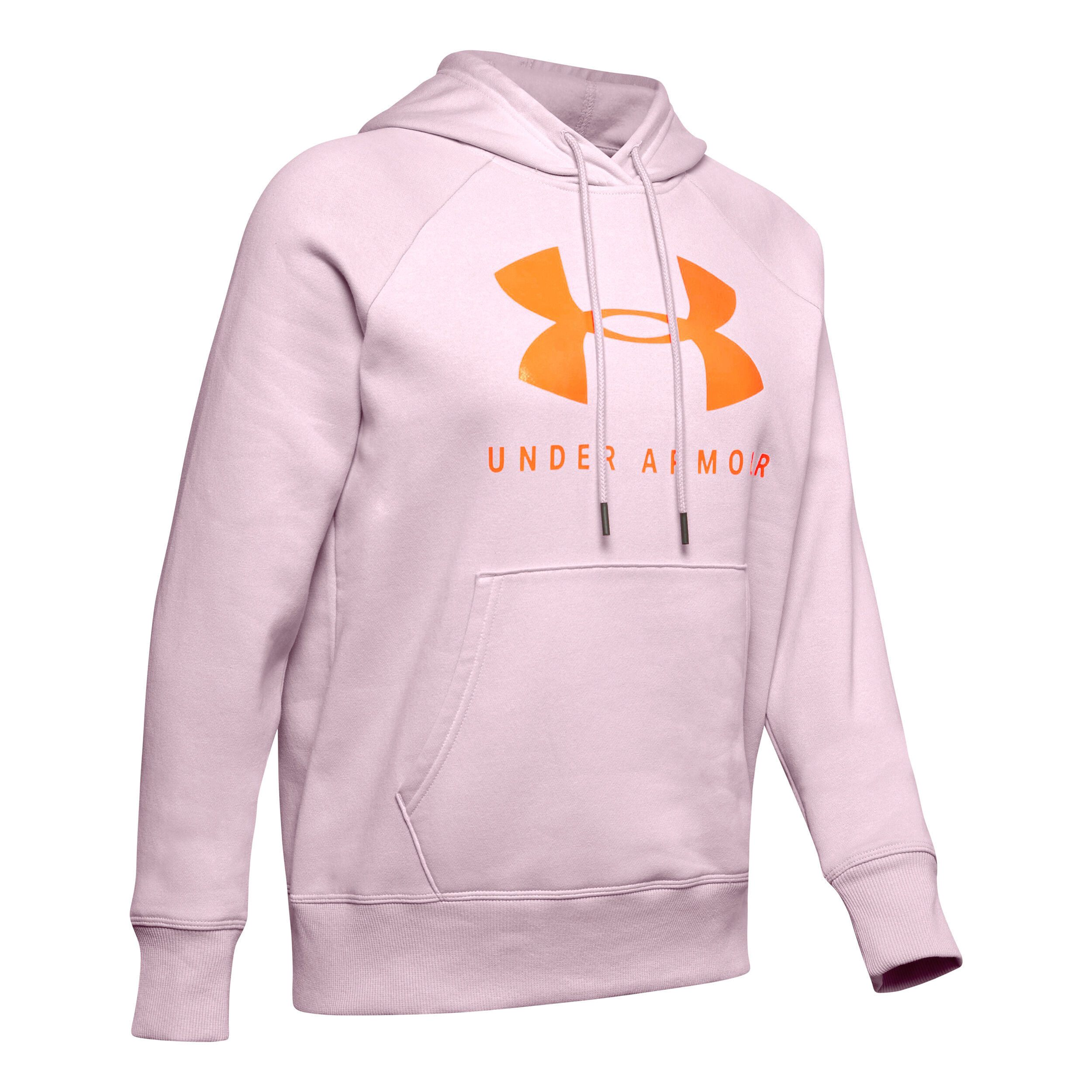 Buy Under Armour Rival Sportstyle Graphic Hoody Women Pink Orange