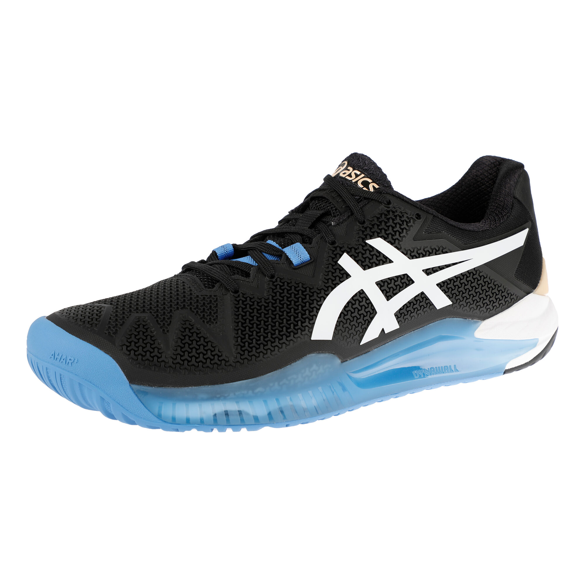 Buy ASICS Gel-Resolution 8 Clay Court Shoe Men Black, Blue online ...