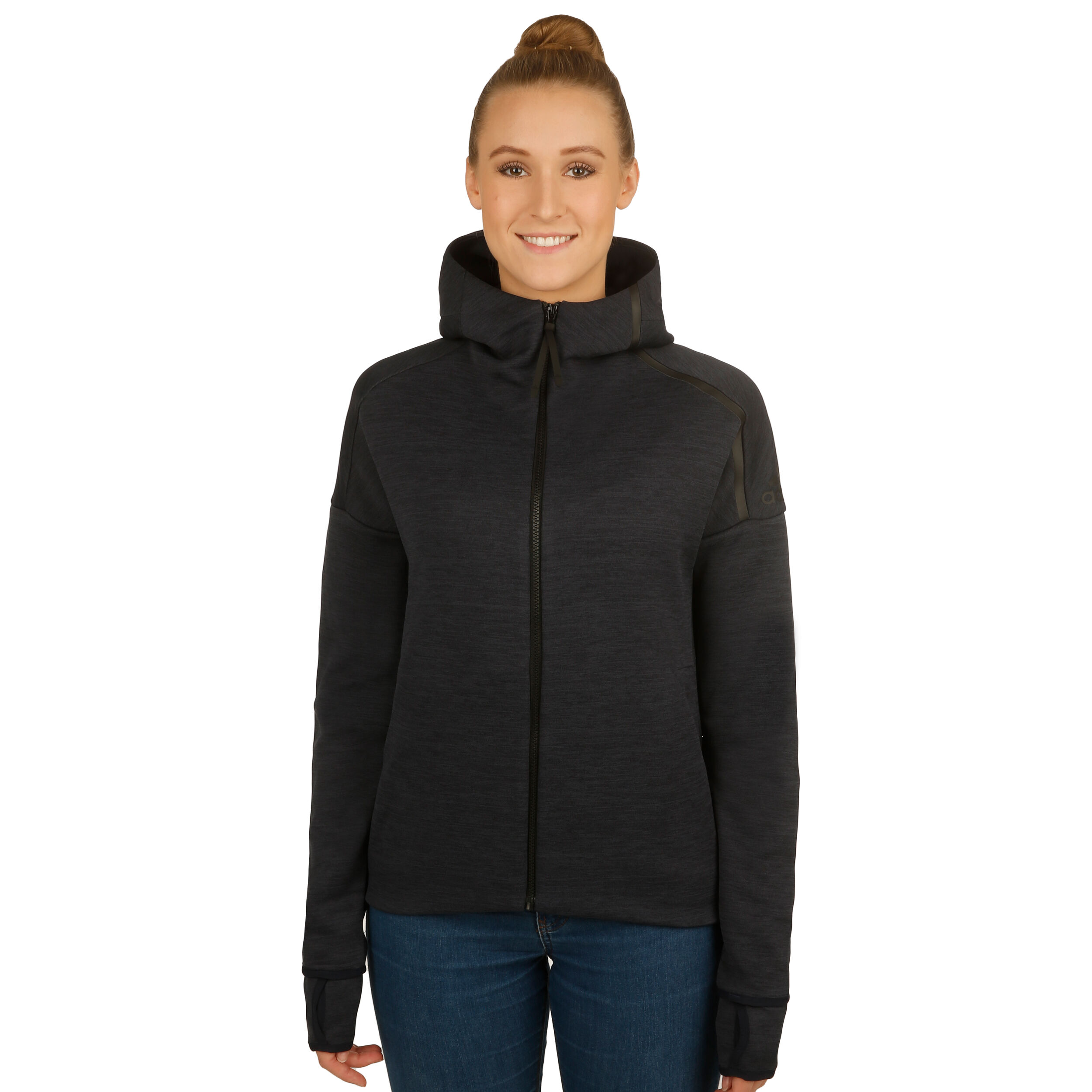 Z.N.E. Fast Release Zipper Hoody Women Dark Blue Black