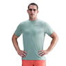 Stride Tee Running shirt Men-turquoise, silver