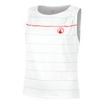 Quiet Please Clothing Quiet Please Wild Poach & Stripe Tank Top Women-White,Turquoise