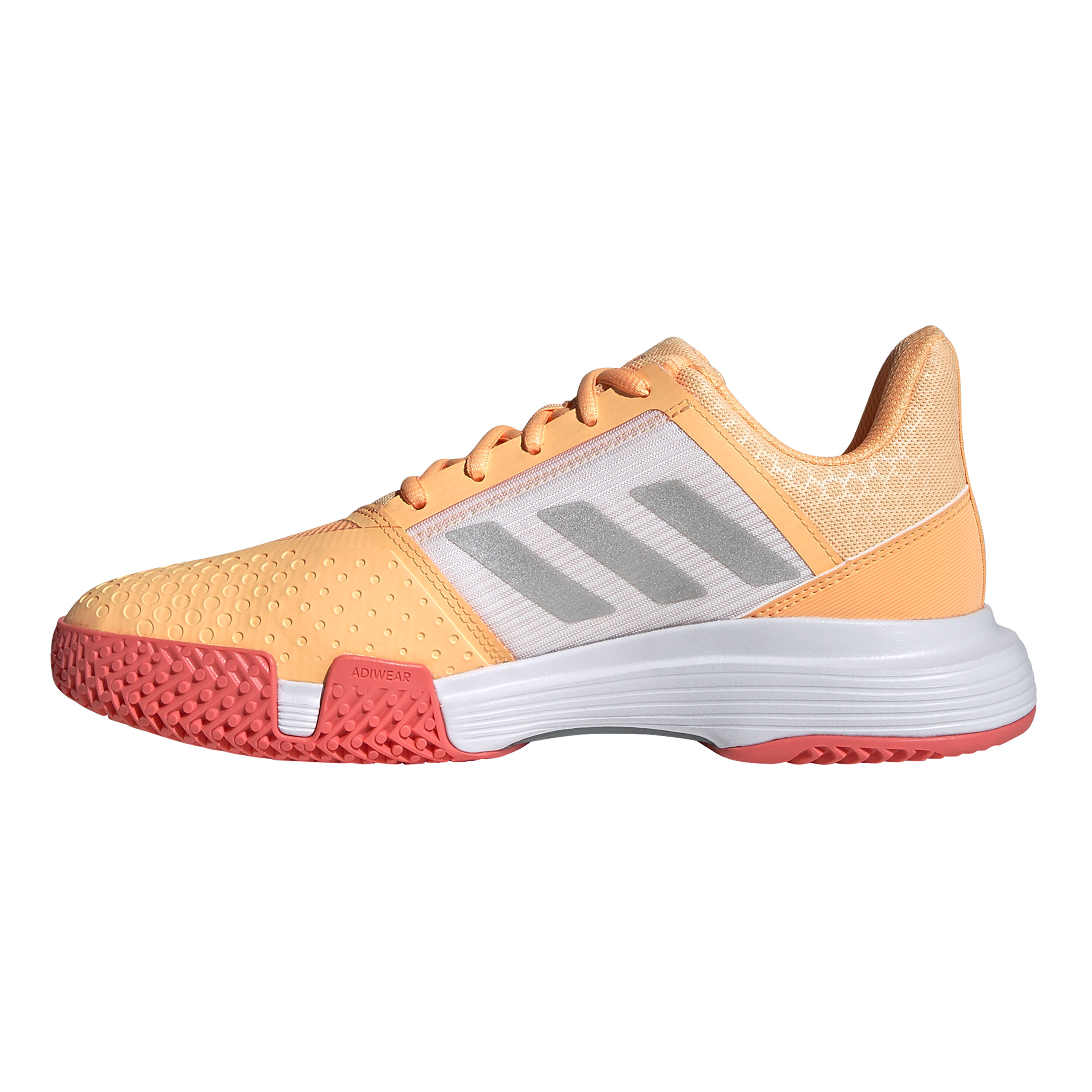 Buy adidas CourtJam Bounce All Court Shoe Women Apricot Silver online Tennis Point UK