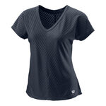Wilson Clothing Wilson Training V-Neck II T-Shirt Women - blue, 