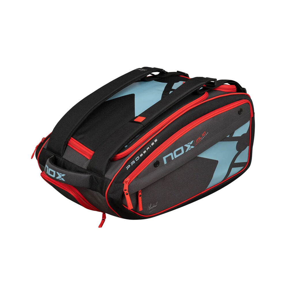 NOX Ml10 Competition XL Compact Padel Racket Bag-Black,Red NOX Ml10 Competition XL Compact Padel Racket Bag-Black,Red