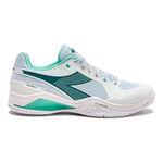 Diadora Tennis shoes Diadora Blushield Torneo 3 All court shoe Men-white, petrol