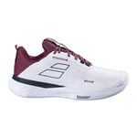 Babolat Tennis shoes Babolat Sfx Evo CLY Clay Court Shoe Men-White,Dark Red