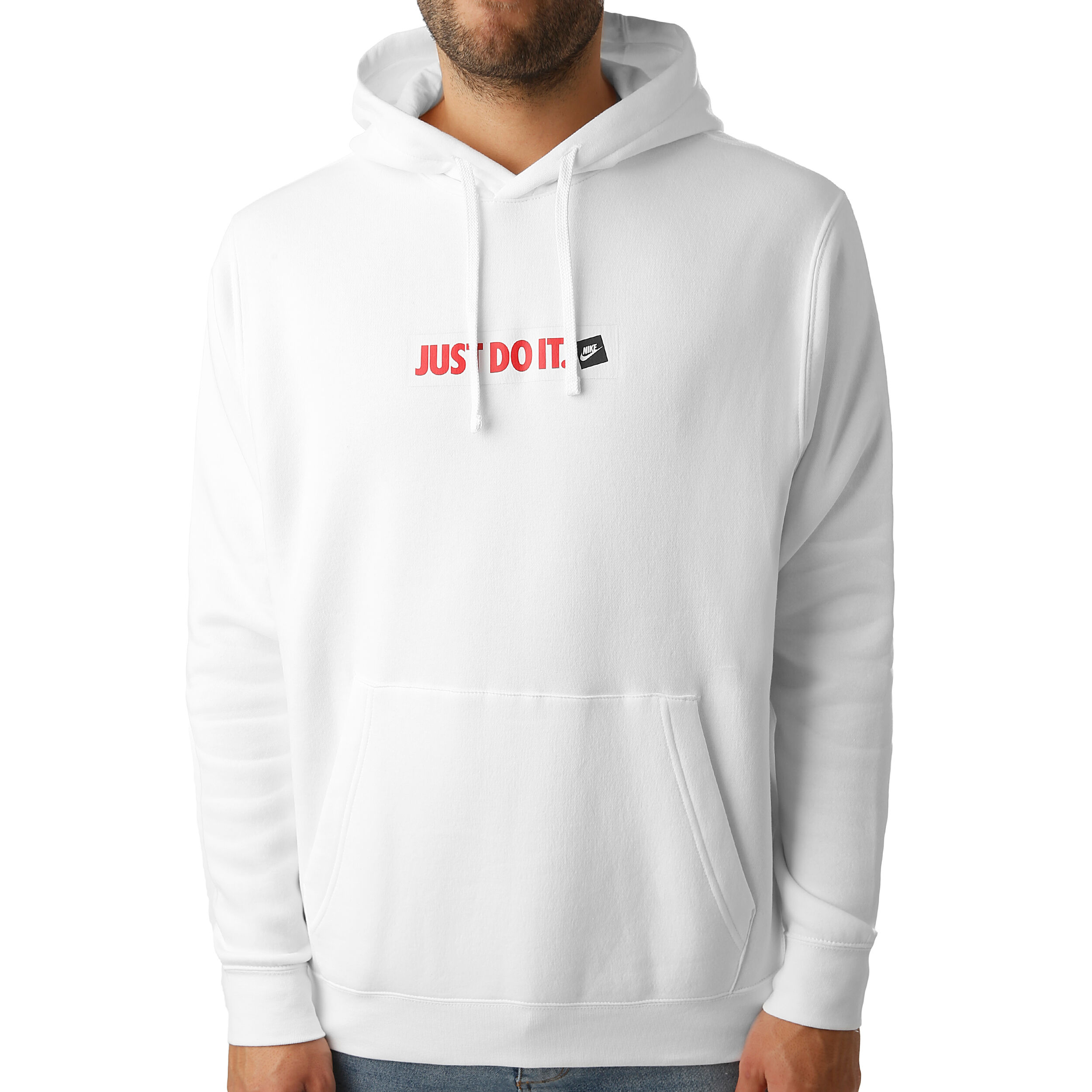 Nike just do it hoodie red 2025