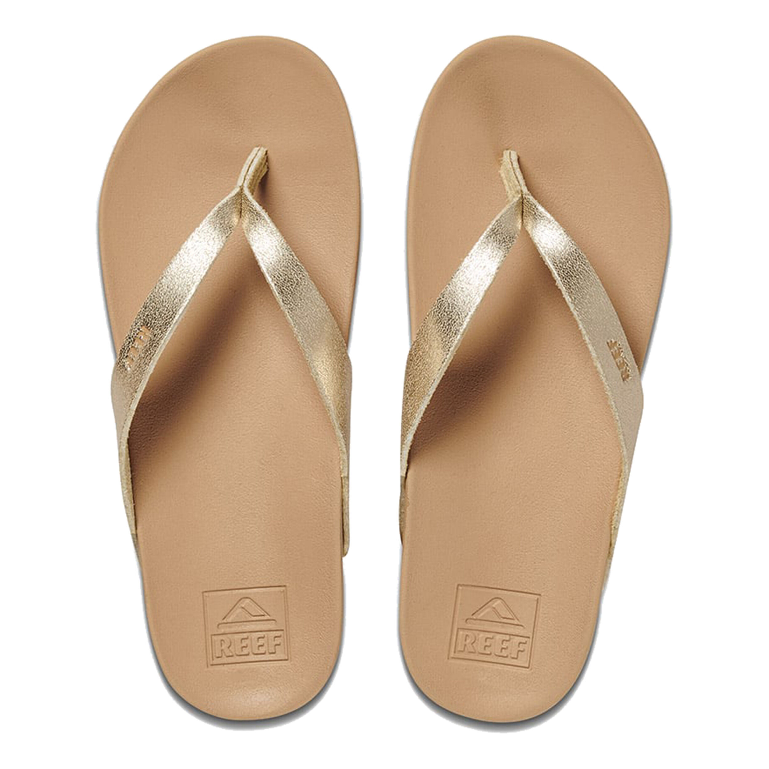 Buy Reef Cushion Court Flip flops Women Brown Silver online Tennis Point UK