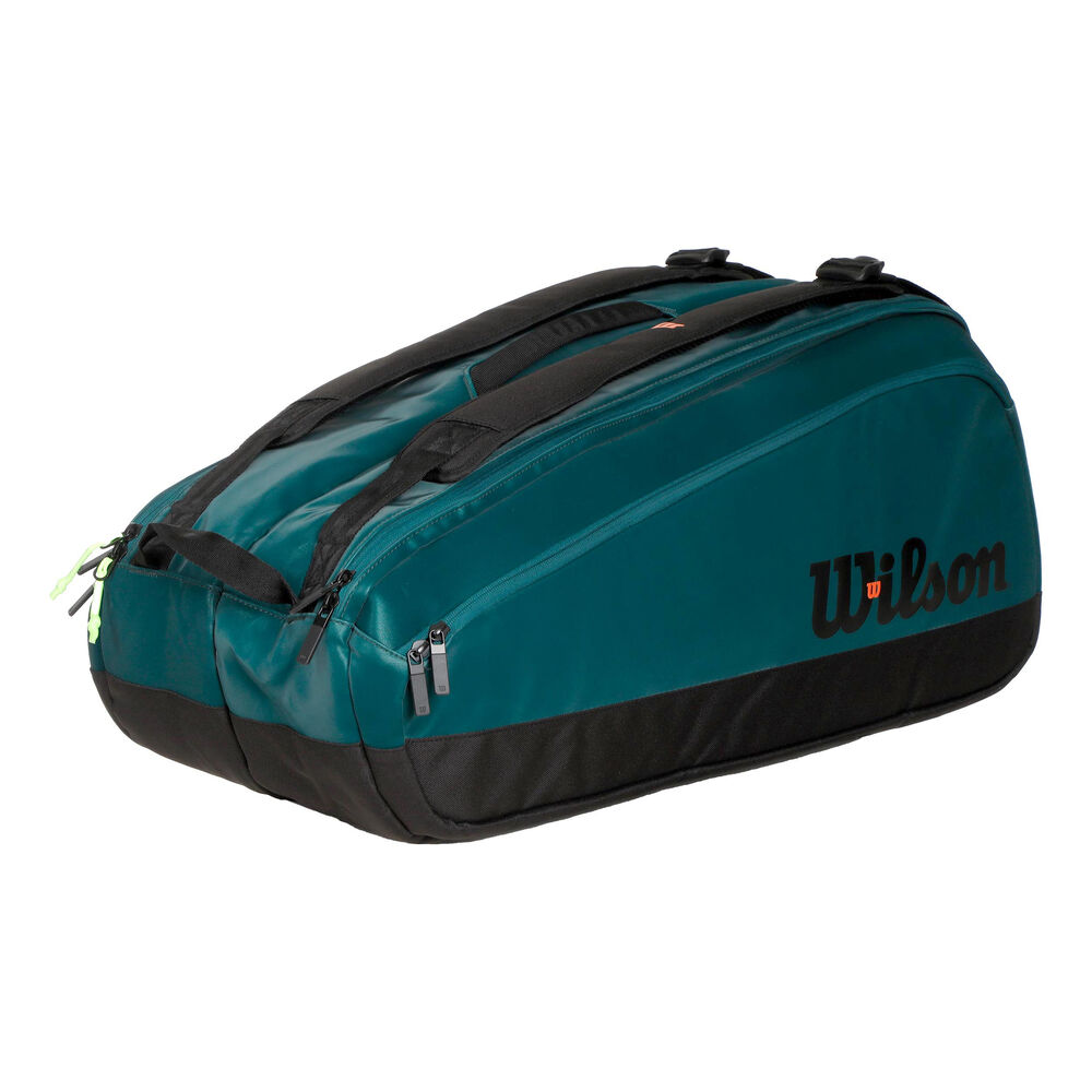 Wilson Blade Super Tour Racket Bag 9 Pack-Petrol,Black petrol