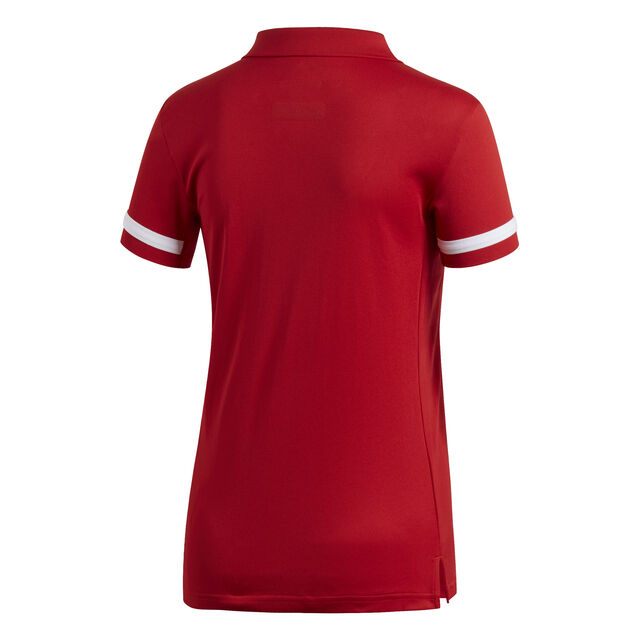 buy adidas Team Polo Women Red, White online TennisPoint