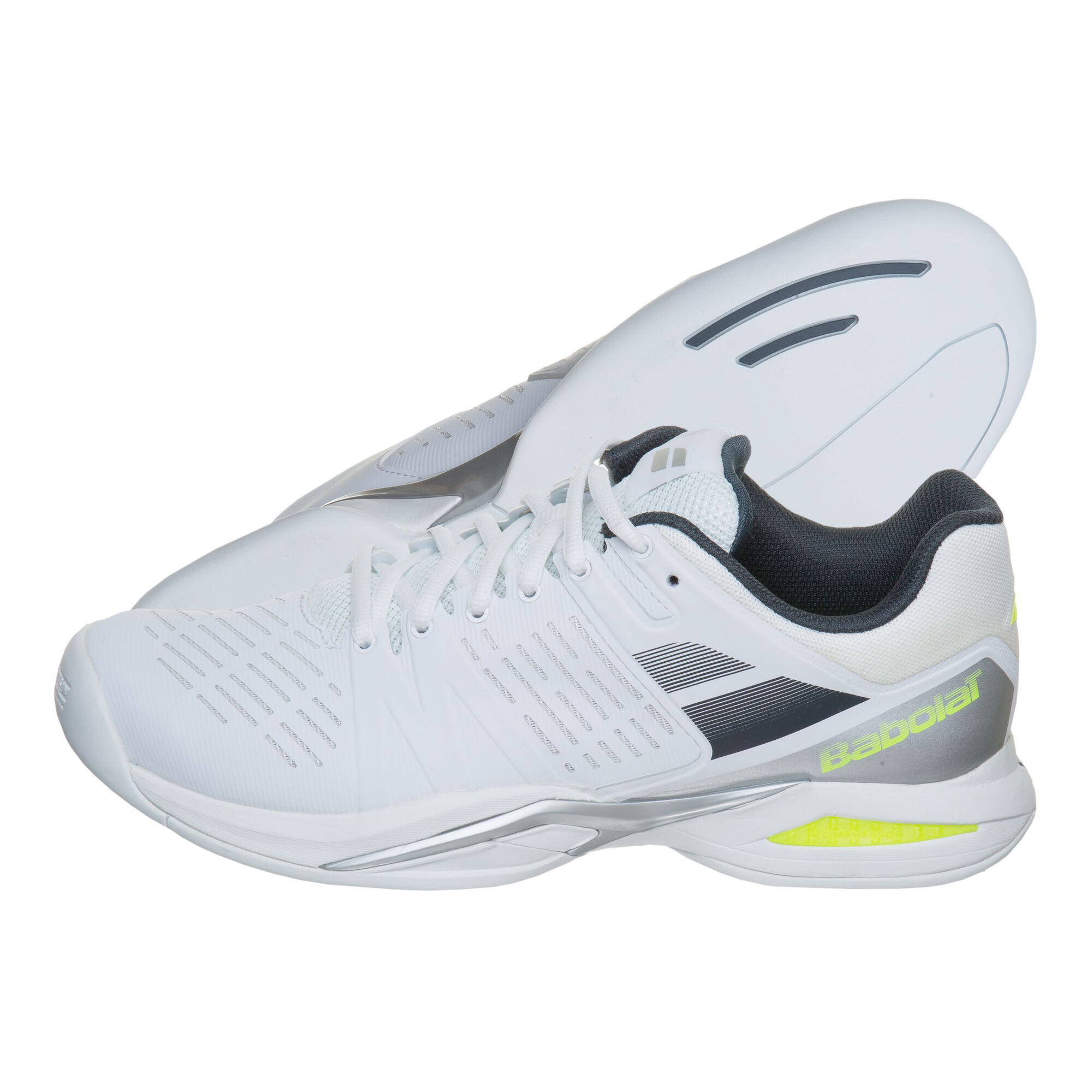buy Babolat Propulse Team Indoor Carpet Shoe Men - White, Black online | Tennis-Point