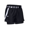Play Up 2in1 Shorts Women - black, white